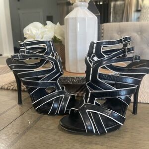 Brian Atwood
leather sandal
